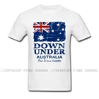 Винтажная футболка с австралийским флагом, мужская белая футболка, летняя футболка, хлопковые футболки с коротким рукавом, топы, дизайнерская одежда с круглым вырезом
