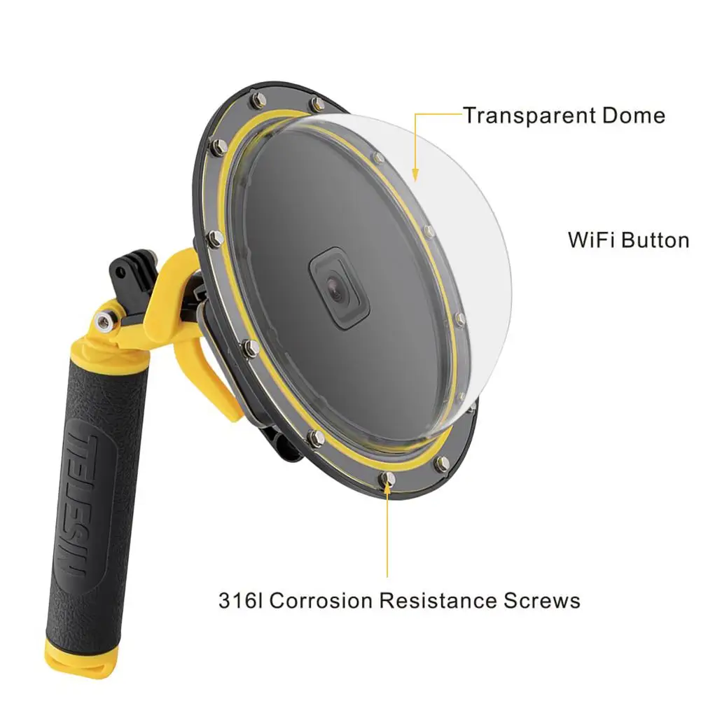 

Dome Port 30M Waterproof Case Housing For GoPro Hero 5 Black 6 7 Black Hero 8 9 Trigger Dome Cover Lens Accessories