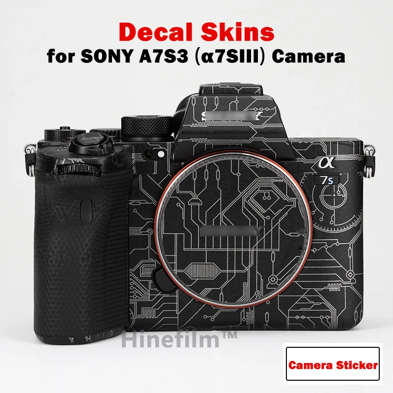 

A7S3 Camera Premium Decal Skin Protective Film for Sony A7SIII A7S III Camera Skin Decal Protector Anti-scratch Cover Sticker