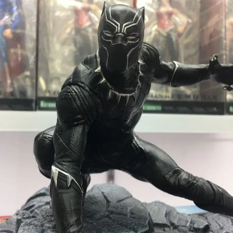 

Disney Avengers Infinity War Black Panther Cosplay PVC Figure Children's Toy Doll Decoration Figurine Model Christmas Gift