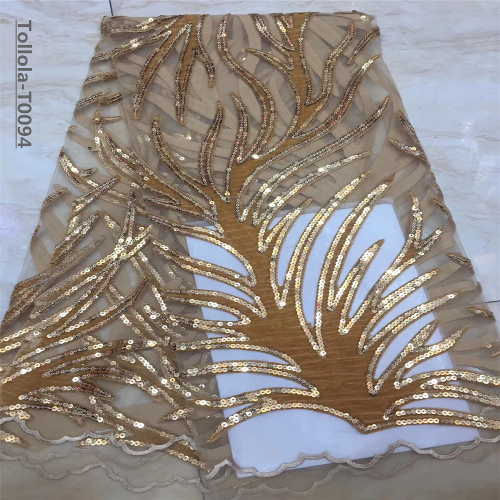 Кружевная ткань с блестками в африканском стиле бархат для шитья платье кружево