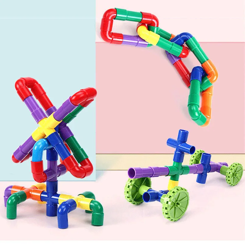Конструктор 50-110 шт./компл. сделай сам из водопроводной трубы сборные игрушки для