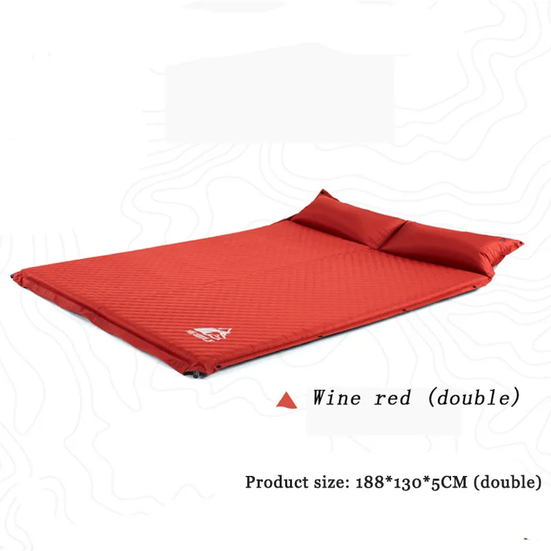 Утепленная 5 см Губка двойная Автоматическая надувная подушка уличная