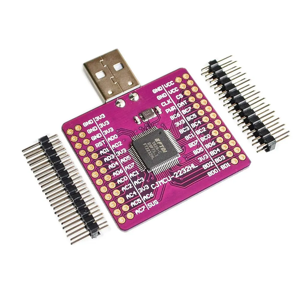 

CJMCU-2232 FT2232 HL USB to UART FIFO SPI I2C JTAG RS232 Module FT2232HL N9P6