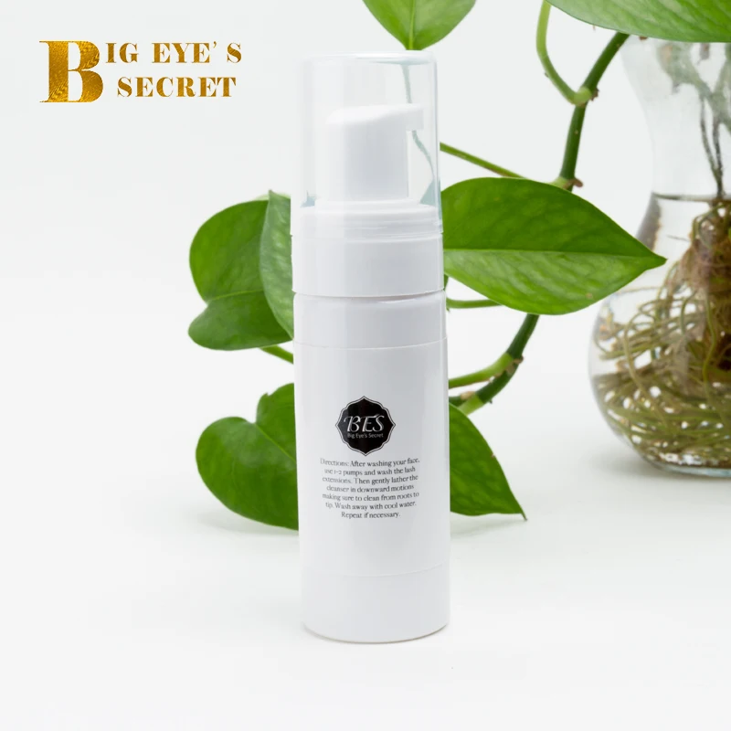 Big eye's secret  Eye Lashes Foam Cleaner No tear Sensitive  Worm Eyelash Extension Cleanser Lashes Extension Shampoo
