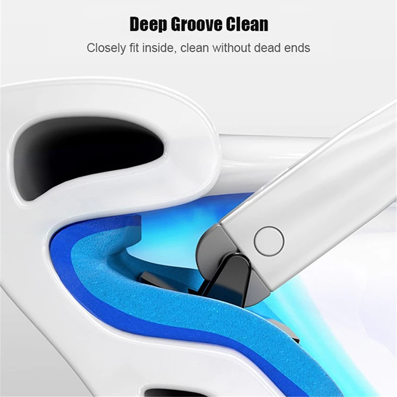 household disposable toilet brush comes with cleaning liquid toilet brush no dead ends cleaning brush bathroom accessories free global shipping