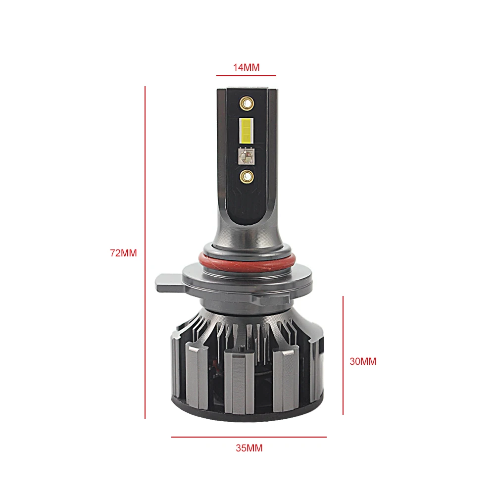 

2Pcs 6500K 12V Led H4 H7 Car Headlights COB Chips H1 H3 H11 H13 HB3 9004 9005 9006 Lamp Auto Light Bulbs