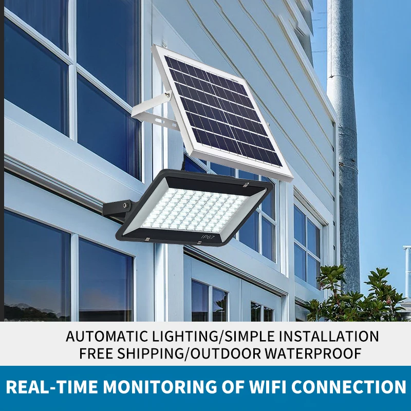 

1 шт. 60 Вт 100 Вт 200 Вт наружный фонарь Водонепроницаемый Солнечный светодиодный уличный фонарь светодиодный отражатель для сада Светодиодный...