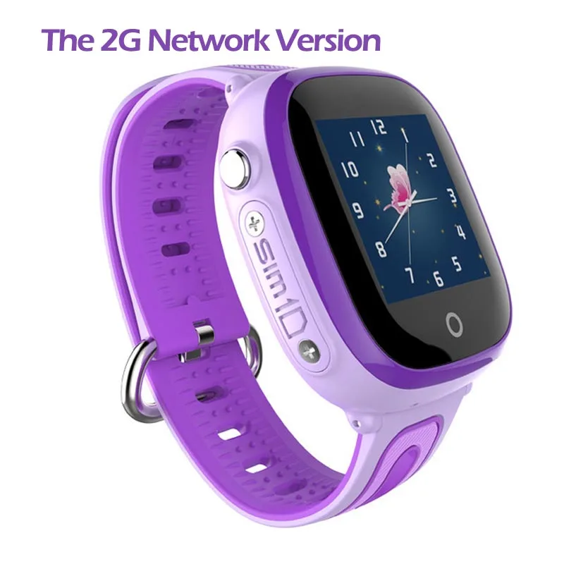 2G Purple IP67 водонепроницаемый смарт 4G Удаленная камера gps Wi-Fi Дети Студенты Наручные часы SOS видео вызов монитор трекер местоположение часы - Цвет: 2G Purple