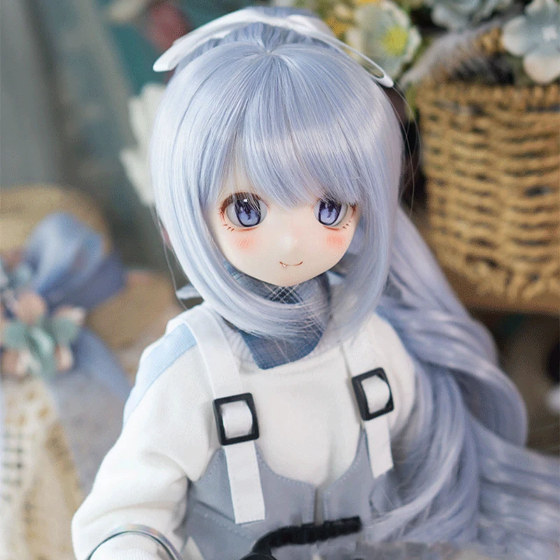 

Lovely Gradient Color Double Ponytail Wig for 1/3 BJD SD MDD Dolls 60 CM Doll DIY Dress up Cosplay Cartoon Anime Hair Wig Toys