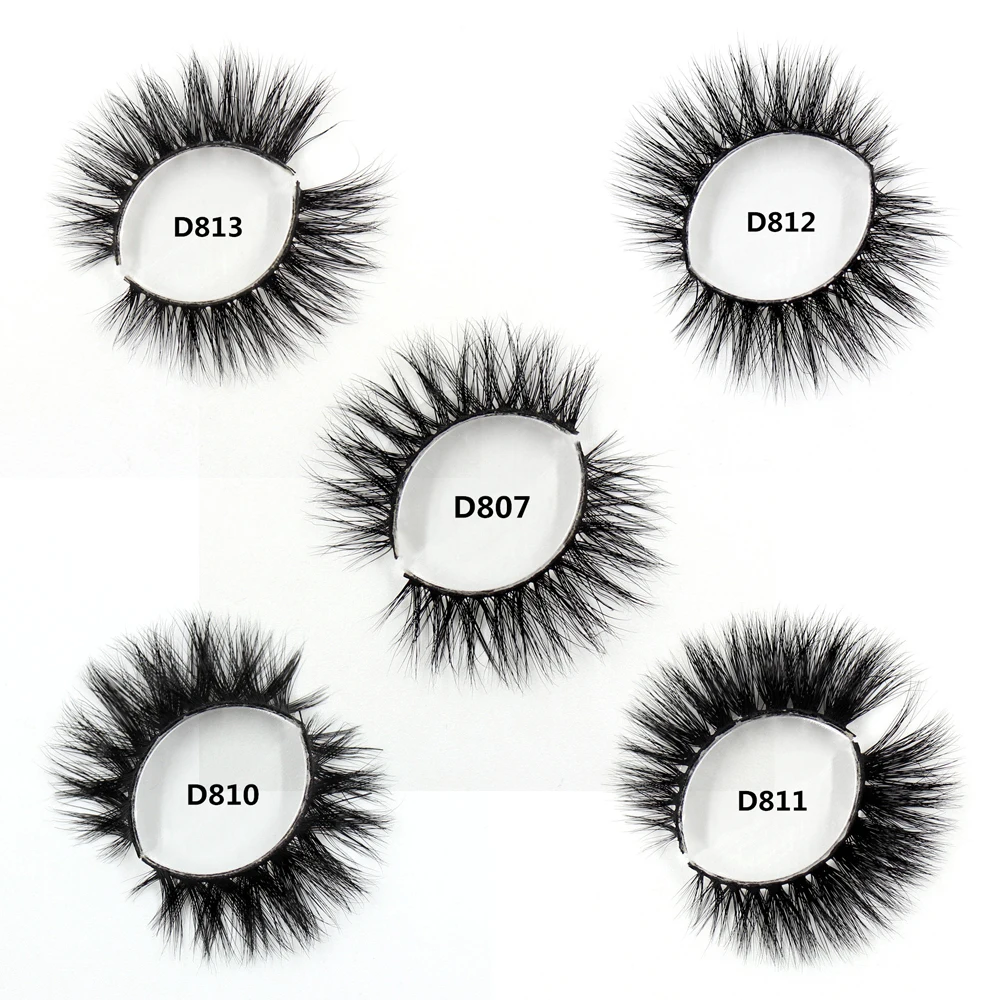 100 пар/лот накладные ресницы 3D норковые ручной работы безжалостные макияж ресниц