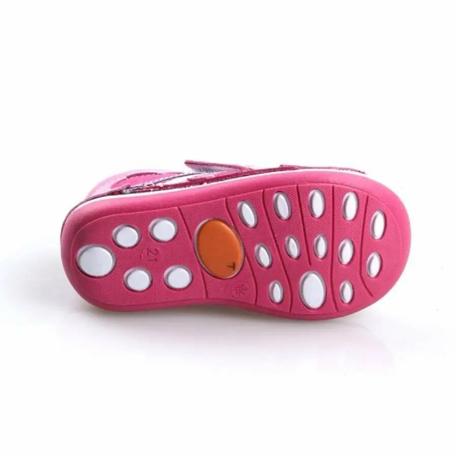 

Children Shoes Papucity S M L Girl Pink Orthopedic Leather First Step Shoes