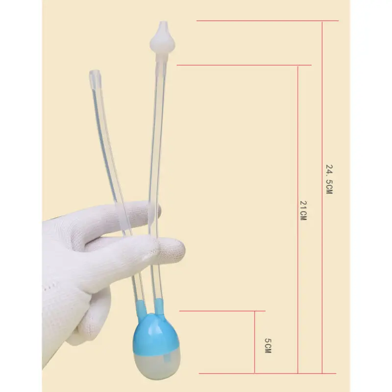 Модный детский безопасный вакуумный очиститель для носа аспиратор