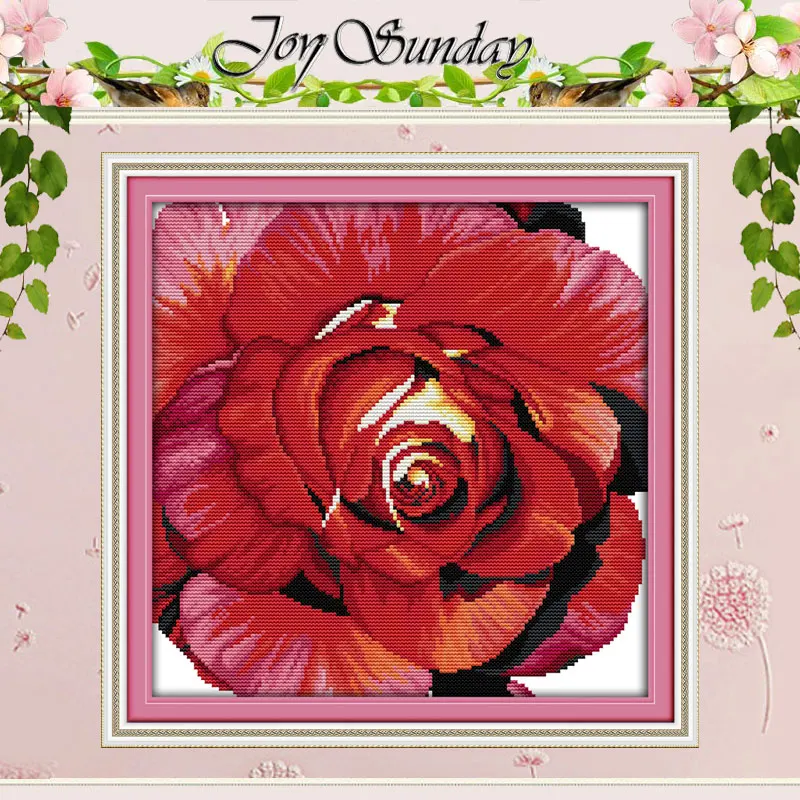 

Набор для вышивки крестиком "Цветущая Роза", 11CT, 14CT, вышивка крестиком, оптовая продажа, Набор для вышивки крестиком