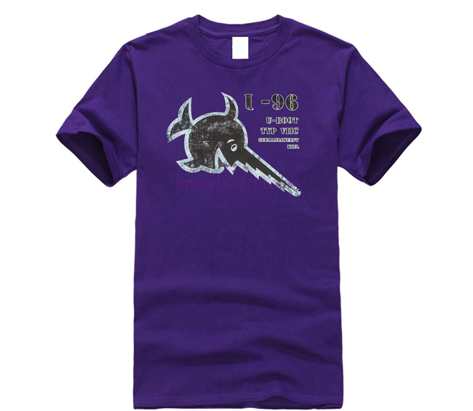 Мужская футболка унисекс немецкая повседневная модная с надписью U-BOAT WORLD WAR WW2 |