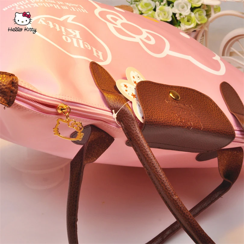 2019 новый HELLO KITTY мода портативная женская сумка милый мультфильм большой емкости