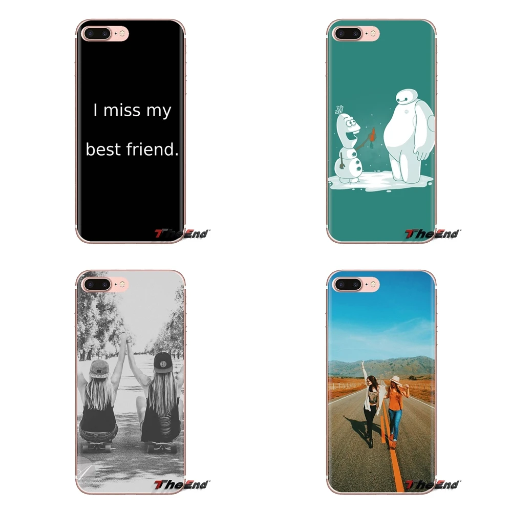 Мягкий чехол из ТПУ с рисунком Best Friends Forever BFF для Xiaomi Mi3 Samsung A10 A30 A40 A50 A60 A70 Galaxy S2 Note 2