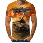 Летняя Новинка 2021, модная мужская футболка PLstar Cosmos с рисунком игры World Of Tanks, Повседневная крутая футболка с 3D принтом для мужчин и женщин, топы, футболки