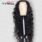 YYong парик на сетке для женщин 13x1 и 1x6 T, парик на сетке для женщин, бразильские, свободные, глубокие, прозрачные, на сетке, парики из человеческих волос, 30 дюймов, длинный парик, предварительно выщипанный
