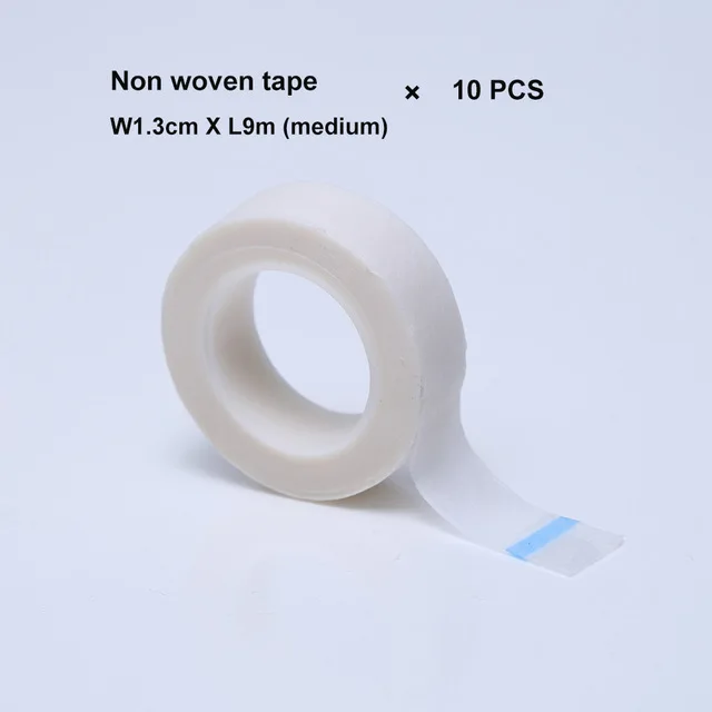 Nonwoven Medium 10PC 5/10 шт. Профессиональный коврик для наращивания ресниц под патч, инструмент для макияжа, отдельные накладные ресницы Нетканая Изолированная оберточная лента для инструментов - Цвет: Nonwoven Medium 10PC