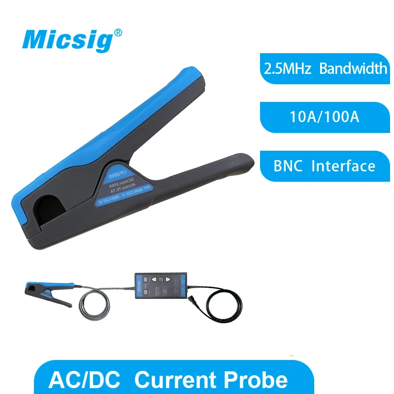 Micsig AC/DC зонды CP2100A серии CP2100 A новые могут быть подключены к осциллографу (или