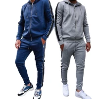 sport suit men hoodie and sweatpant casual tracksuit set male running sportswear jogging suits