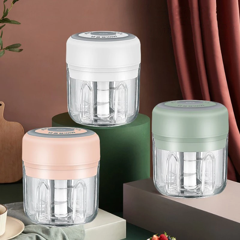 home usb electric mincer garlic chili crusher vegetable chopper blender food processor press kitchen appliances accesories tool free global shipping