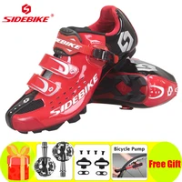 sidebike cycling shoes sapatilha ciclismo mtb men mountain bike bicycle sneakers professional self locking breathable shoes