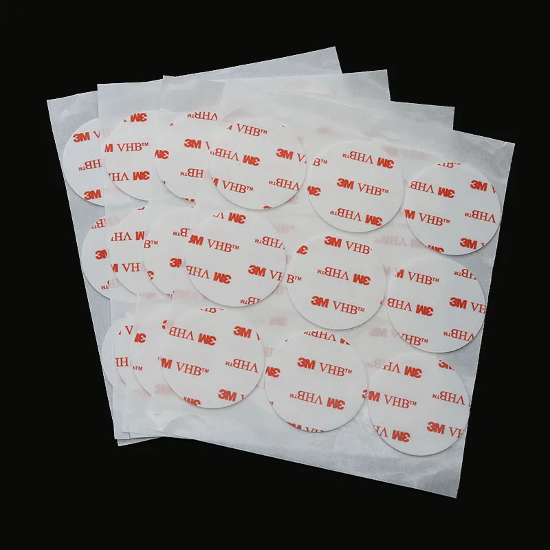 

Клейкая лента 3 м, белая, из резиновой пены, двусторонняя, круглая, 40 мм, 36 шт.