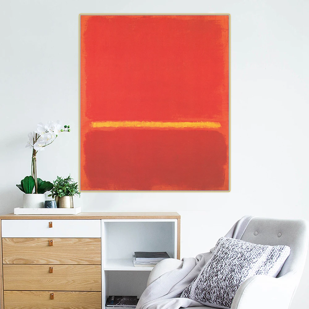 Цитон Марк Ротко untiбез названия (13) Canvas Холст Картина маслом знаменитое