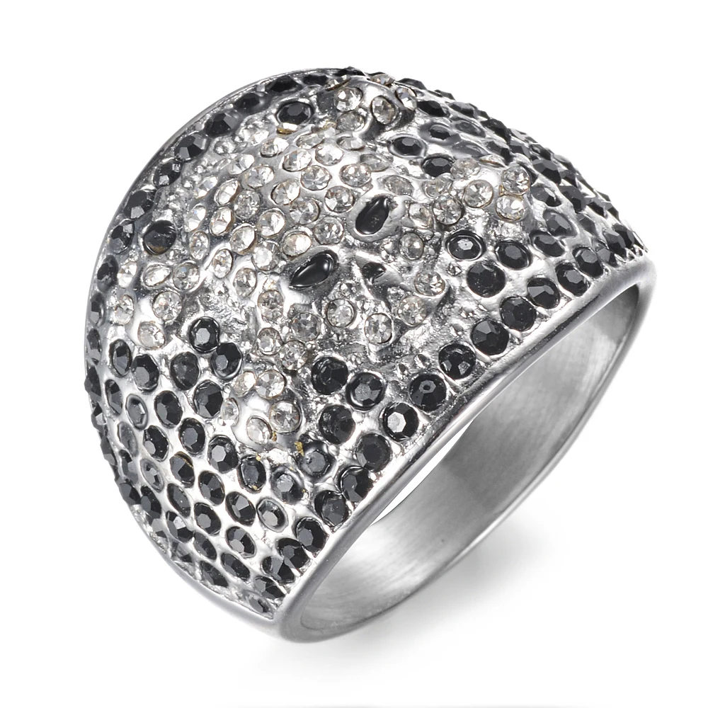 Нержавеющая сталь в стиле хип хоп дрель палец кольцо панк рок Джонни Холлидей