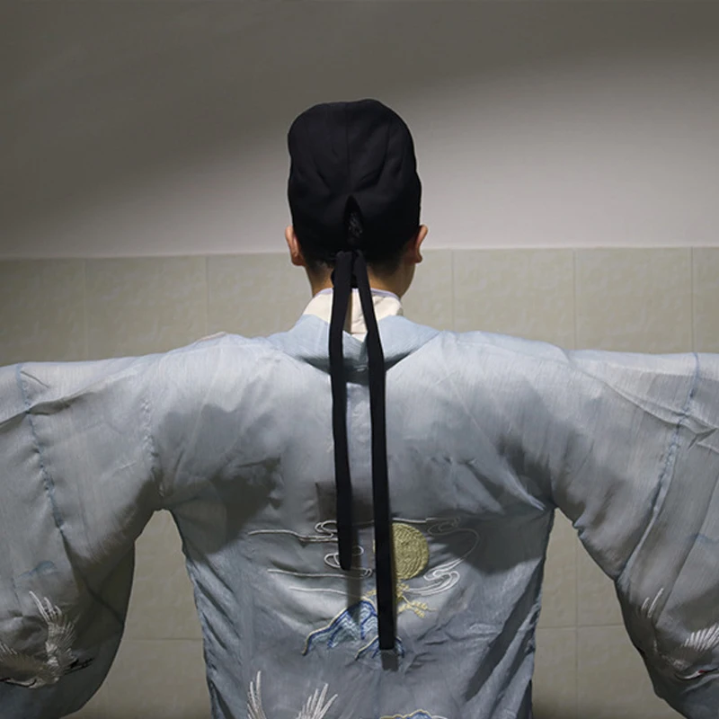 Головной убор Мужской в традиционном китайском стиле ханьфу ретро шапка ученого