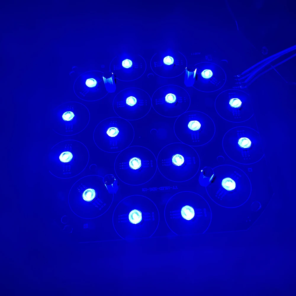 2 шт./Светодиодная панель 18x3 Вт rgb 3 в 1 светодиодные Аксессуары для освещения 24 В |