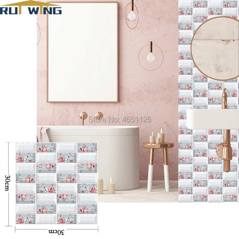 Наклейка на стену камень 3D Кирпич самоклеющиеся наклейки для ванной