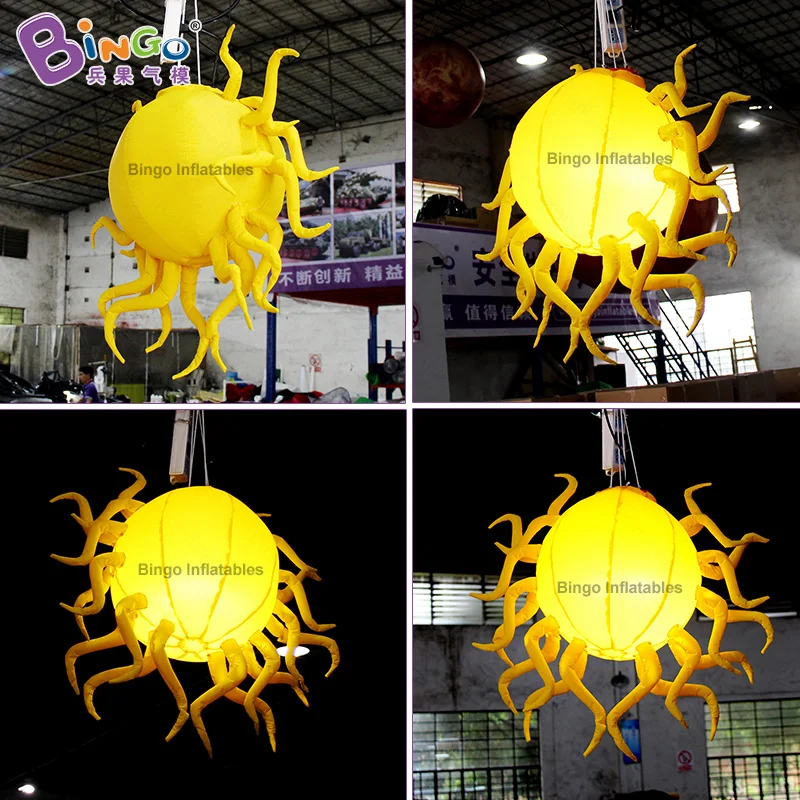 0 8 м Надувное солнце/Валентина подвесной декор с светодиодный светильник