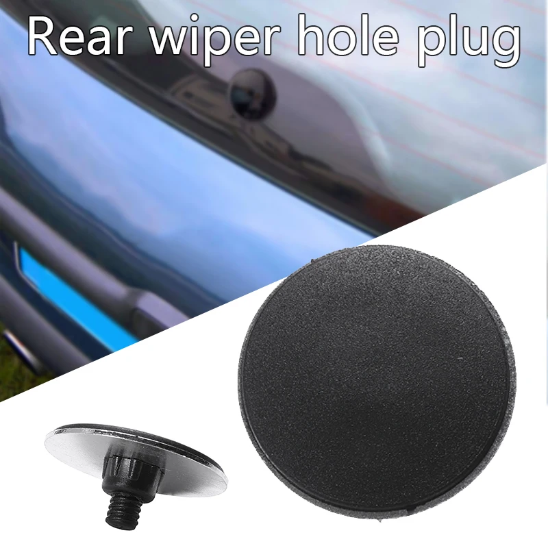 1pc 32mm Car Auto Blind Plug Rear Wiper Windscreen Wiper Rear Clean Cover Adapter For Covering Mounting Holes Of Wipers Antennas