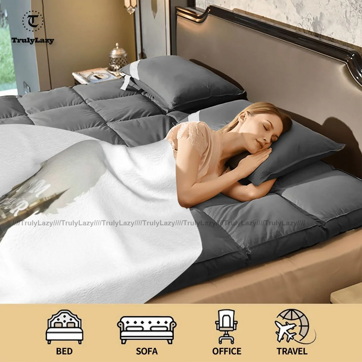 

Moriarty Blanket Fashion Cool Round Bedspread Fleece Car Soft Blanket