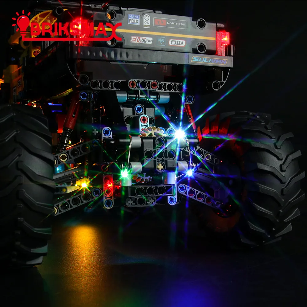 BriksMax светодиодный светильник для Technic 42099 4X4 X-treme Off-Roader светильник ing Set(не включает модель