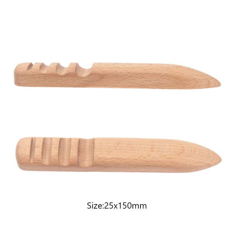 Полировальный стержень разных размеров для работы с кожей ручной крафтовый