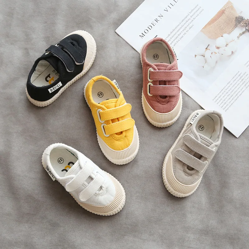 Летняя Весенняя парусиновая детская обувь модные кроссовки повседневная для