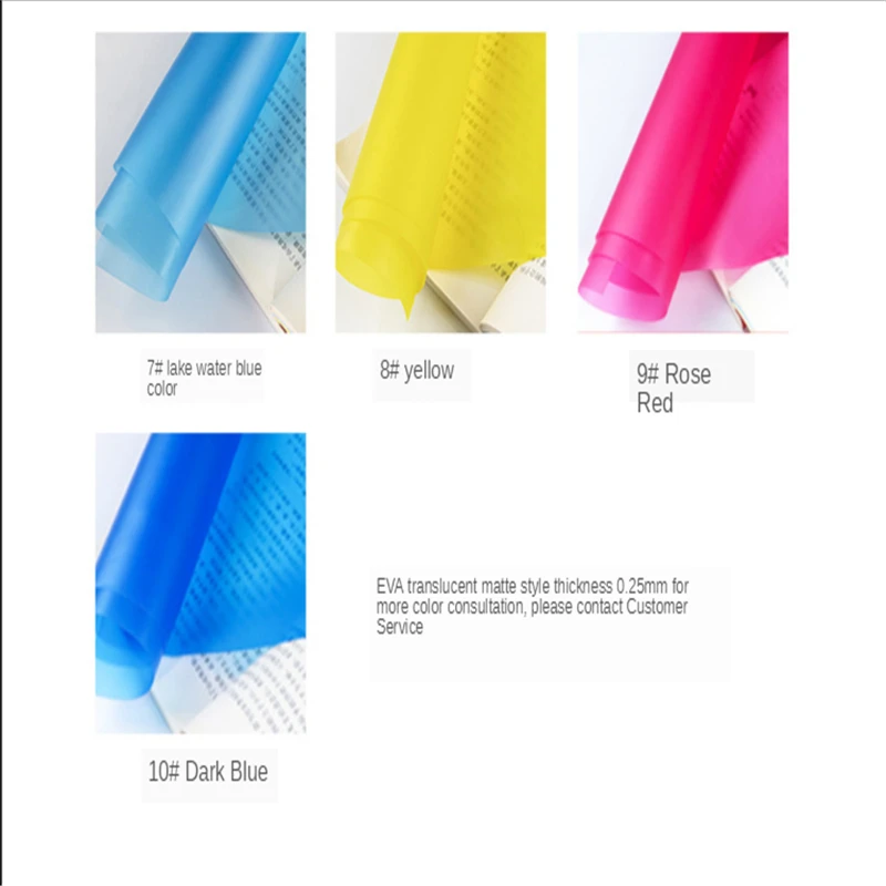 0 25 Экологичная пленка eva полупрозрачная матовая бирка сумка для багажа одежда