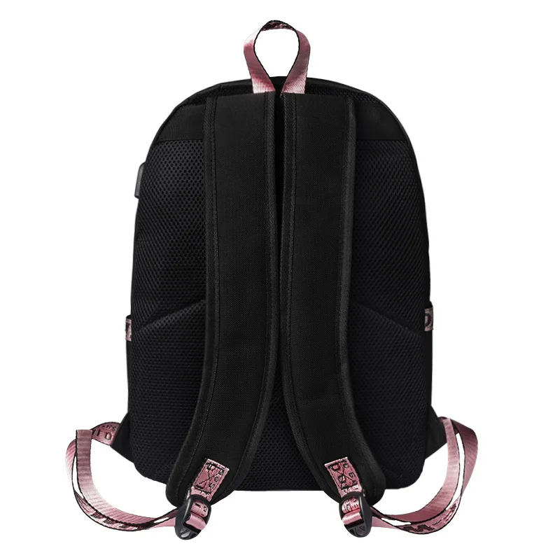 USB New schoolbag Women Backpack for School Teenagers Girls Student Waterproof Canvas Bags  Laptop Travel Backpack