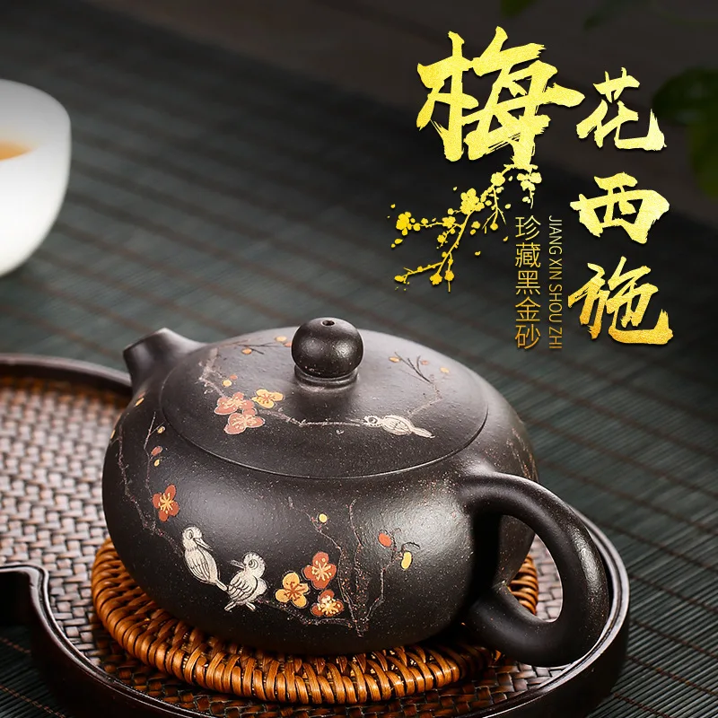 

Undressed ore kingbox mud flat zhu xi shi recommended all hand painted clay pot wholesale custom one undertakes to agent