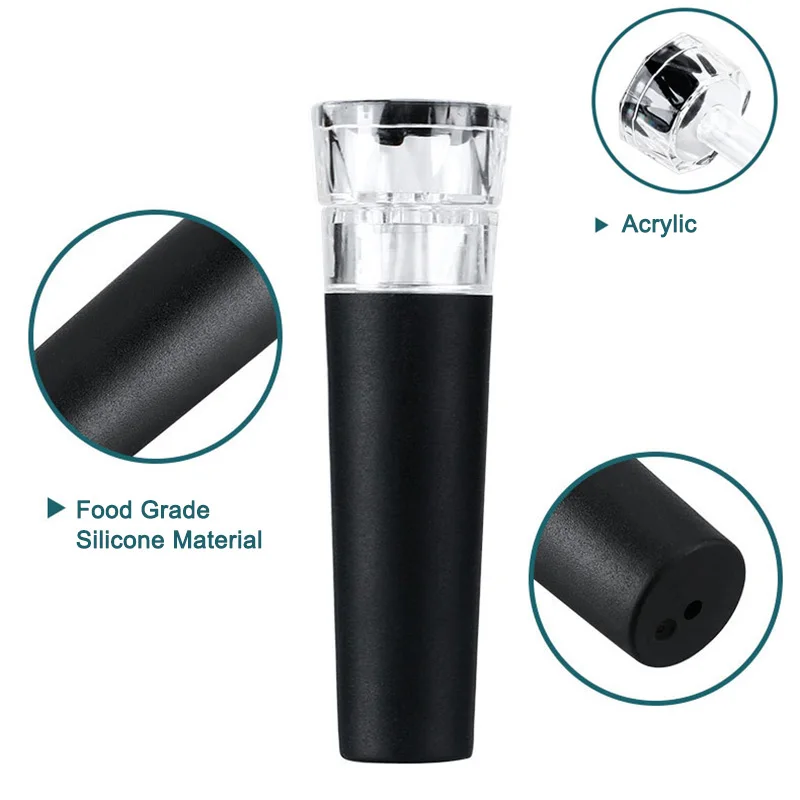 Заглушка для красного вина вакуумная заглушка бутылок сохраняющая свежесть