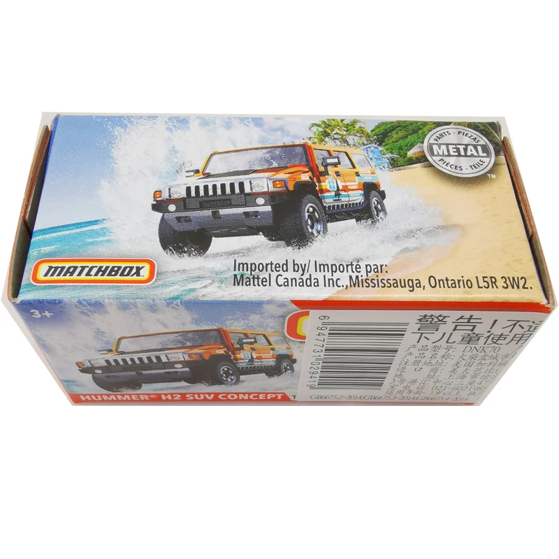 2020 Matchbox Автомобили 1:64 Автомобиль HUMMER H2 SUV концепция металлический литой под