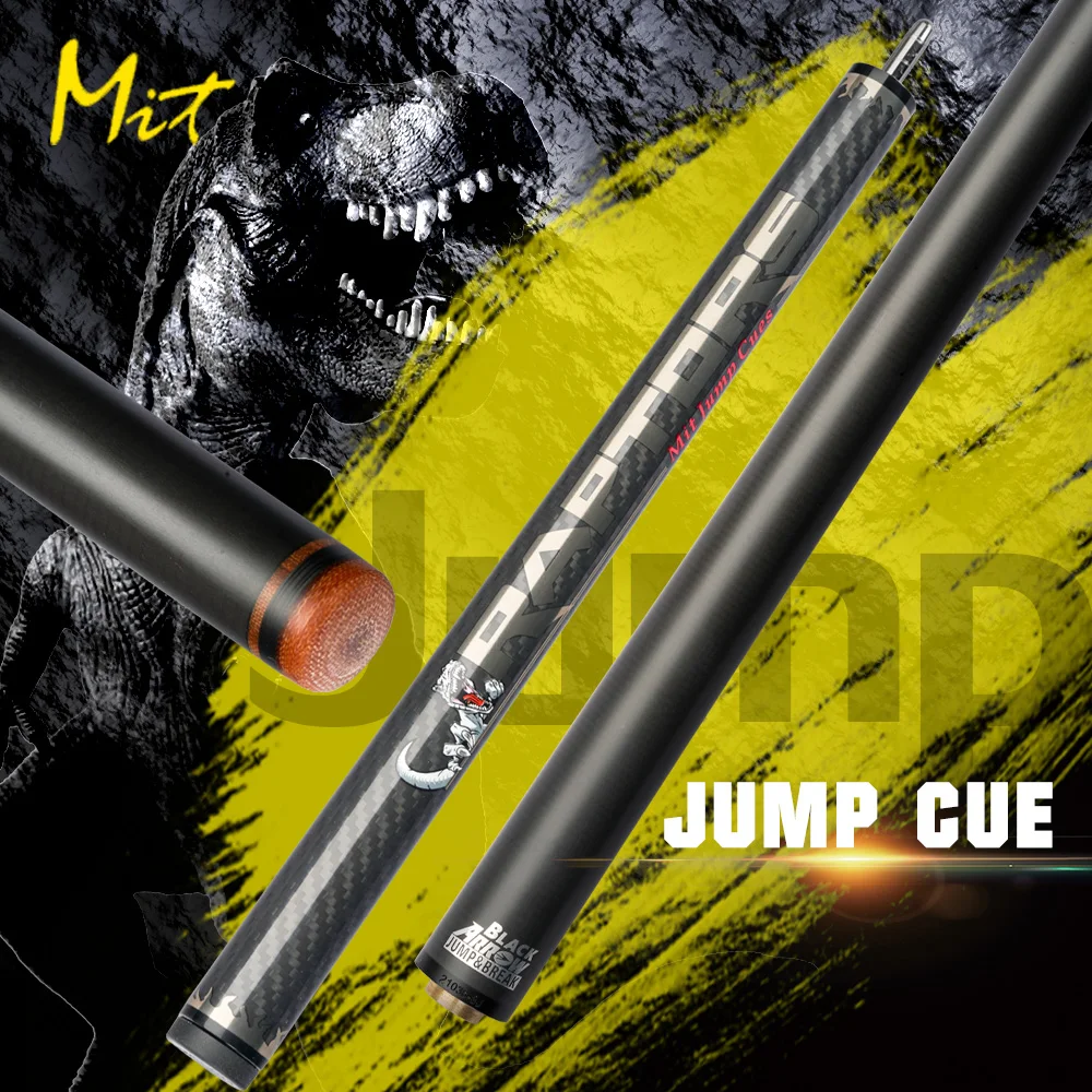 

MIT Jump Cue Carbon Fiber Cue with PREDATOR Tip 13mm Bakelite Billiards Cue Exquisite Technology Butt Adustable Stick Kit