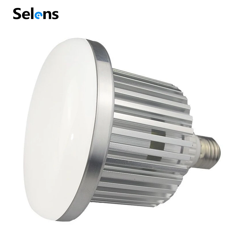 Selens E27 105 Вт светодиодный ная светильник ПА для фотостудии лампа с регулируемой