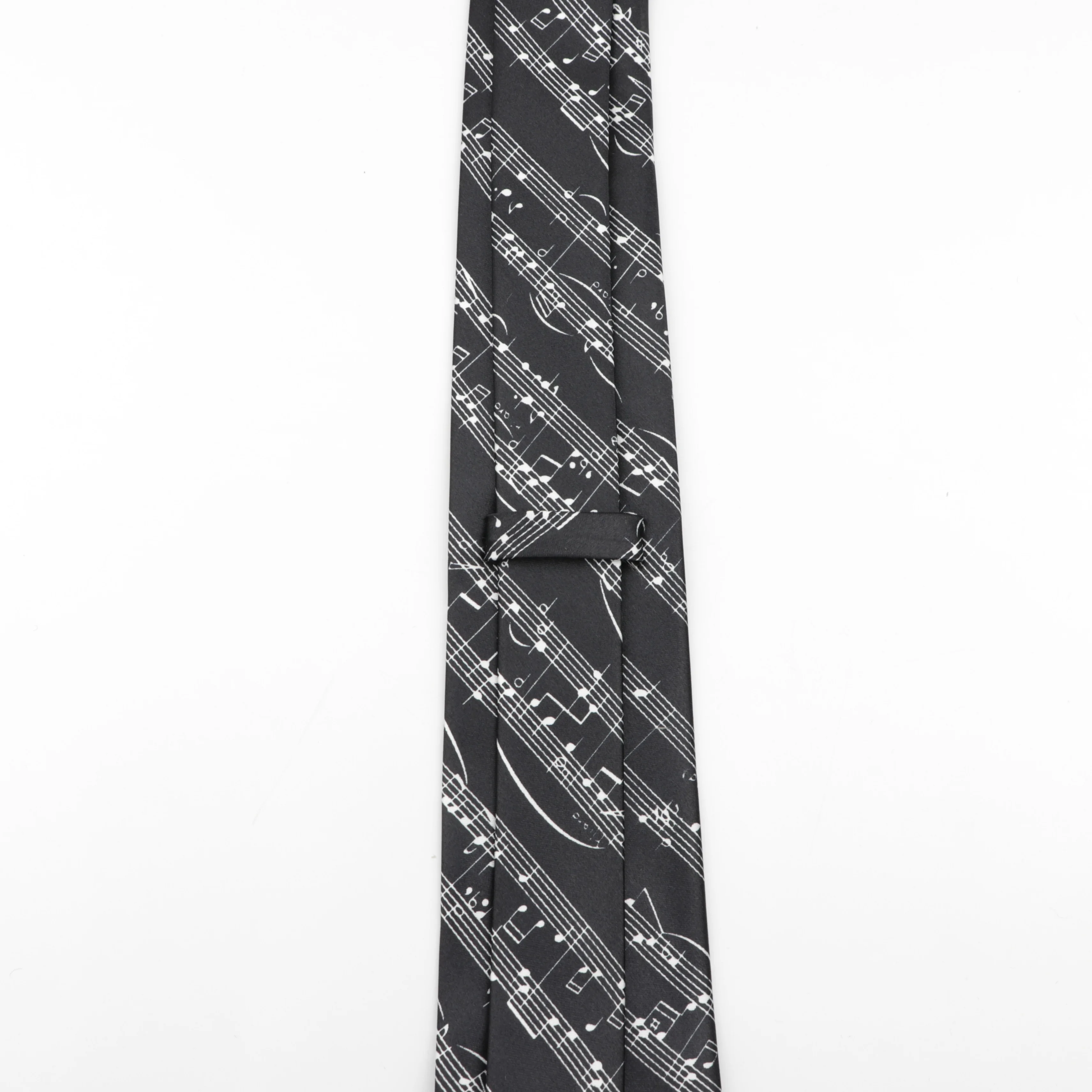 Мужской модный стильный стандартный галстук тонкий музыкальный простой дизайн