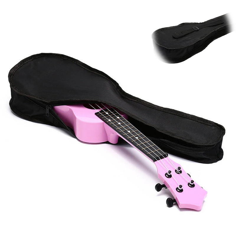Soft Case Bag Backpack Padded Black Ukulele Single Shoulder 21 Inch | Дом и сад