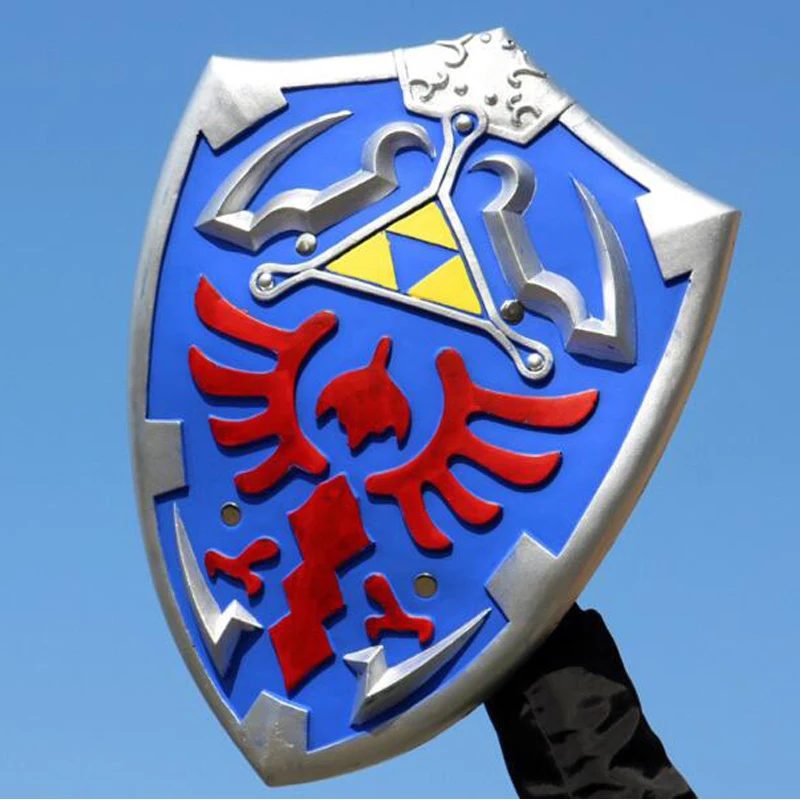

1:1 skysword Hylian Shield Cosplay Prop Halloween Link Weapon Role Play safe children toy
